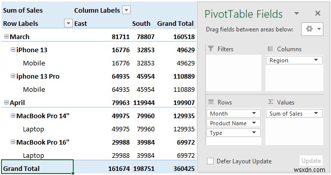 Cách tạo báo cáo MIS trong Excel cho bán hàng (với các bước đơn giản)