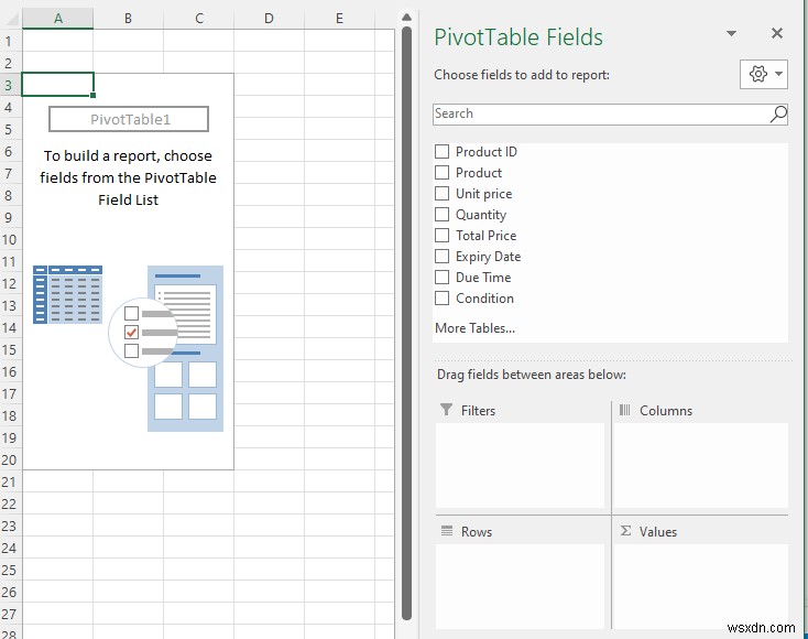 Cách tạo báo cáo tuổi tồn kho trong Excel (Nguyên tắc từng bước)