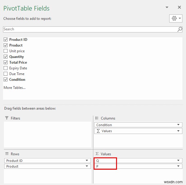 Cách tạo báo cáo tuổi tồn kho trong Excel (Nguyên tắc từng bước)