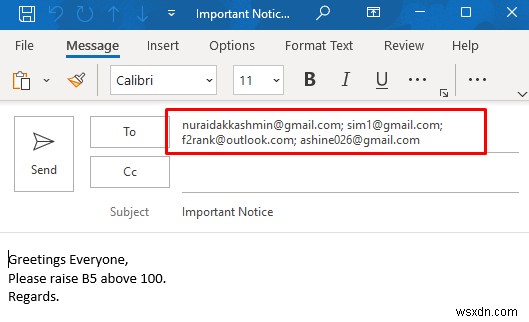Cách gửi nhiều email từ bảng tính Excel (2 phương pháp dễ dàng)