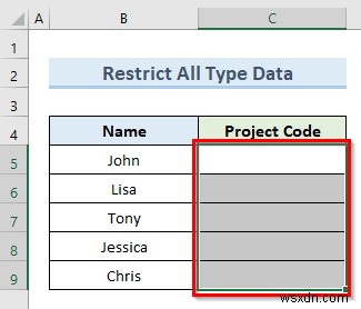 Cách hạn chế nhập dữ liệu trong ô Excel (2 phương pháp đơn giản)