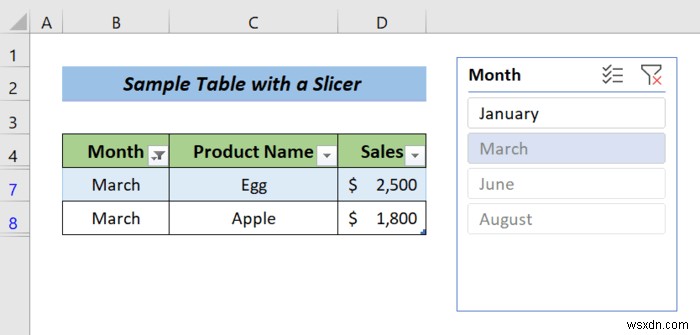 Cách thay đổi kích thước một trình cắt trong Excel (Với các bước nhanh)