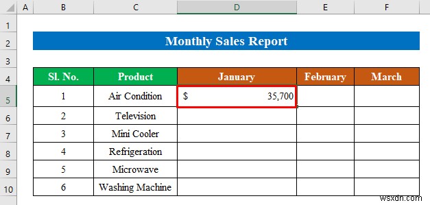 Cách tạo báo cáo bán hàng hàng tháng trong Excel (với các bước đơn giản)