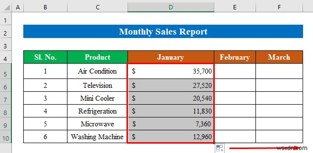 Cách tạo báo cáo bán hàng hàng tháng trong Excel (với các bước đơn giản)