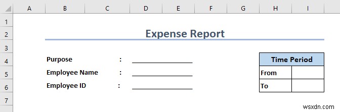 Cách tạo báo cáo chi phí trong Excel (Với các bước dễ dàng)