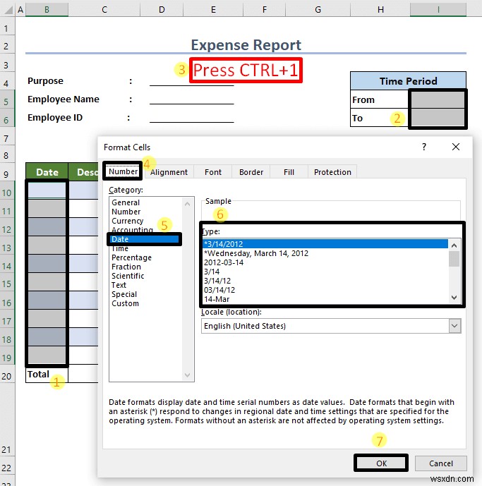 Cách tạo báo cáo chi phí trong Excel (Với các bước dễ dàng)