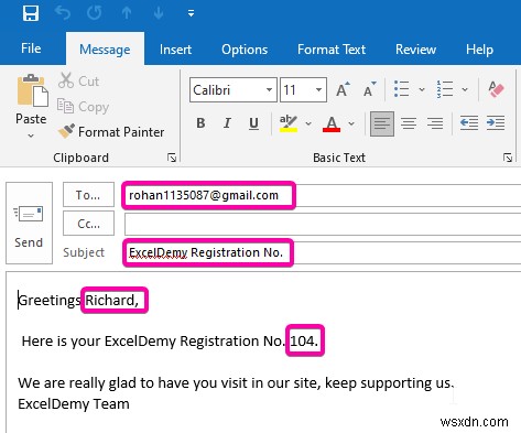 Cách gửi email từ danh sách Excel (2 cách hiệu quả)