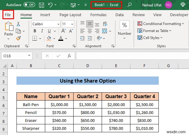 Cách gửi bảng tính Excel có thể chỉnh sửa qua email (3 phương pháp nhanh)