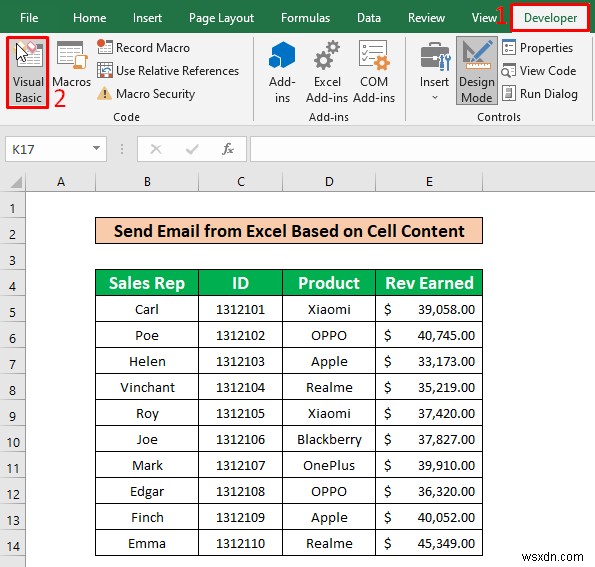 Tự động gửi email từ Excel dựa trên nội dung ô (2 phương pháp)