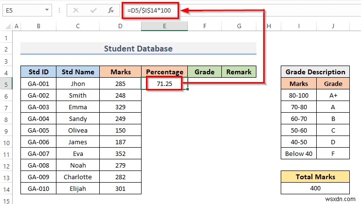 Cách tạo cơ sở dữ liệu sinh viên trong Excel (Với các bước đơn giản)