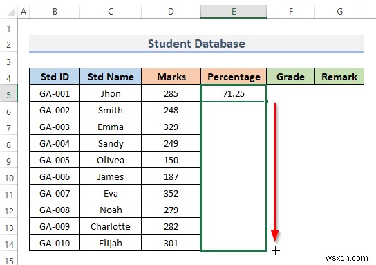 Cách tạo cơ sở dữ liệu sinh viên trong Excel (Với các bước đơn giản)