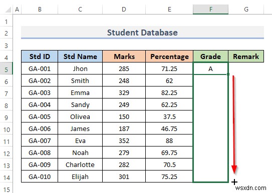 Cách tạo cơ sở dữ liệu sinh viên trong Excel (Với các bước đơn giản)