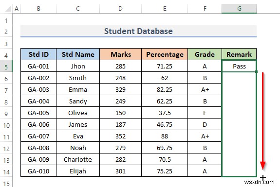 Cách tạo cơ sở dữ liệu sinh viên trong Excel (Với các bước đơn giản)