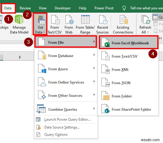 Cách lấy và chuyển đổi dữ liệu trong Excel (4 Ví dụ phù hợp)