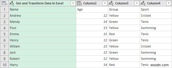 Cách lấy và chuyển đổi dữ liệu trong Excel (4 Ví dụ phù hợp)