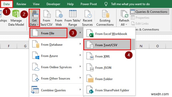 Cách lấy và chuyển đổi dữ liệu trong Excel (4 Ví dụ phù hợp)