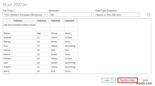 Cách lấy và chuyển đổi dữ liệu trong Excel (4 Ví dụ phù hợp)