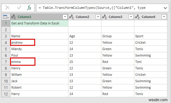 Cách lấy và chuyển đổi dữ liệu trong Excel (4 Ví dụ phù hợp)