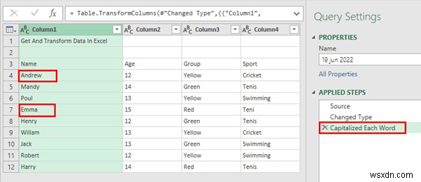 Cách lấy và chuyển đổi dữ liệu trong Excel (4 Ví dụ phù hợp)