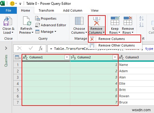 Sự khác biệt giữa tải và chuyển đổi dữ liệu trong Excel