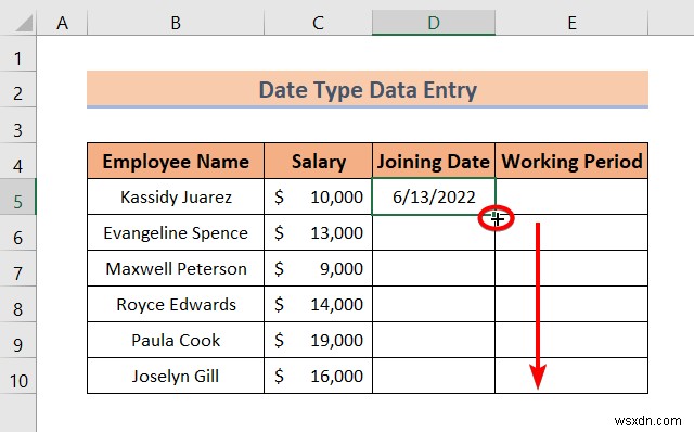 Các kiểu nhập dữ liệu trong Excel (Tổng quan nhanh)