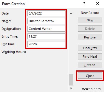 Cách tạo biểu mẫu nhập dữ liệu trong Excel (Từng bước)