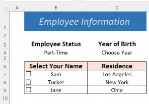 Cách tạo biểu mẫu có thể điền trong Excel (5 ví dụ phù hợp)