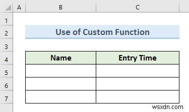 Cách tự động chèn mục nhập dữ liệu dấu thời gian trong Excel (5 phương pháp)