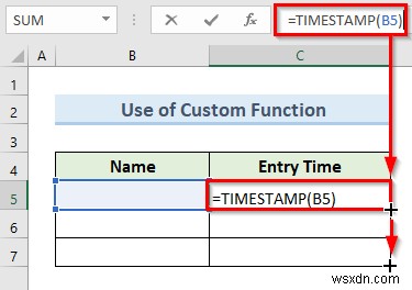 Cách tự động chèn mục nhập dữ liệu dấu thời gian trong Excel (5 phương pháp)