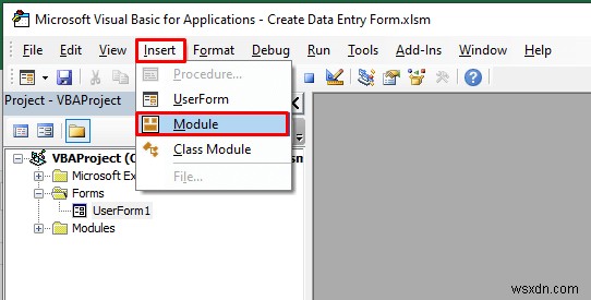 Cách tạo biểu mẫu nhập dữ liệu trong Excel VBA (với các bước đơn giản)