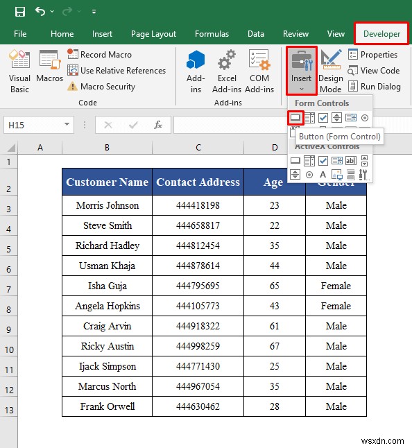 Cách tạo biểu mẫu nhập dữ liệu trong Excel VBA (với các bước đơn giản)