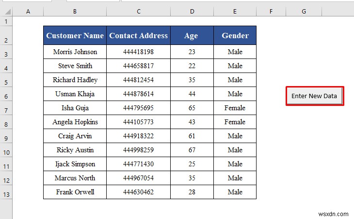 Cách tạo biểu mẫu nhập dữ liệu trong Excel VBA (với các bước đơn giản)