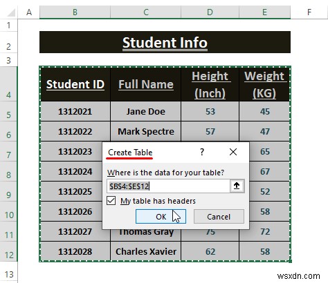 Cách tạo biểu mẫu tự động điền trong Excel (Hướng dẫn từng bước)