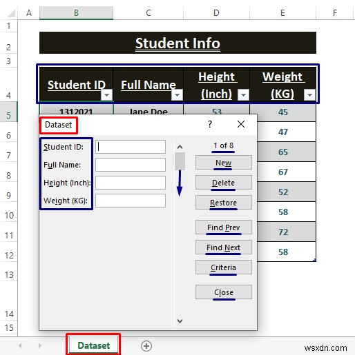 Cách tạo biểu mẫu tự động điền trong Excel (Hướng dẫn từng bước)