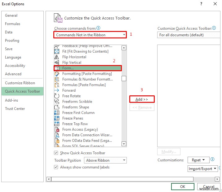 Cách tạo biểu mẫu nhập dữ liệu Excel mà không có UserForm