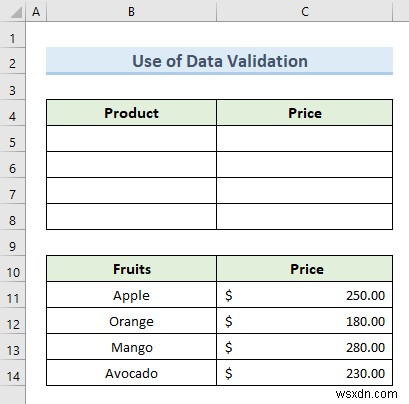 Cách tự động nhập dữ liệu trong Excel (2 cách hiệu quả)