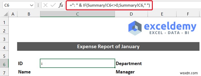 Cách lập báo cáo chi phí hàng tháng trong Excel (với các bước nhanh)