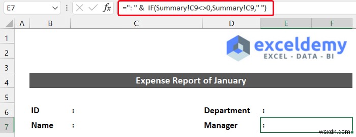 Cách lập báo cáo chi phí hàng tháng trong Excel (với các bước nhanh)