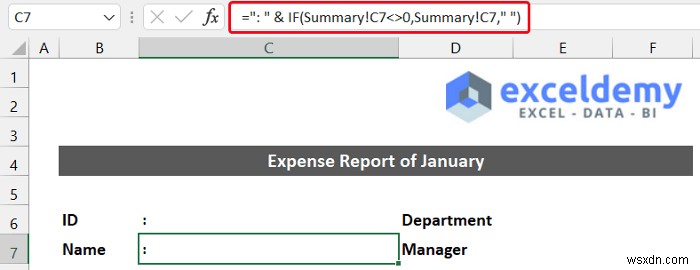 Cách lập báo cáo chi phí hàng tháng trong Excel (với các bước nhanh)