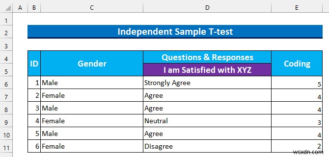 Cách phân tích dữ liệu định tính trong Excel (với các bước đơn giản)