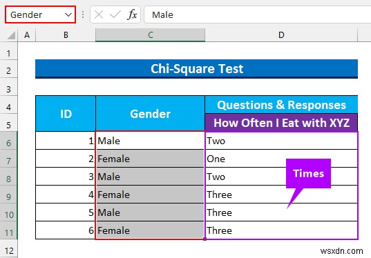 Cách phân tích dữ liệu định tính trong Excel (với các bước đơn giản)