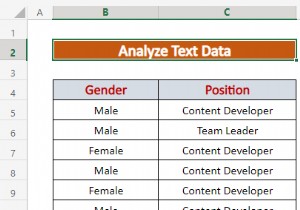 Cách phân tích dữ liệu văn bản trong Excel (5 cách phù hợp)