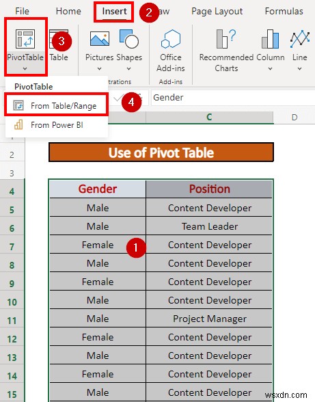 Cách phân tích dữ liệu văn bản trong Excel (5 cách phù hợp)