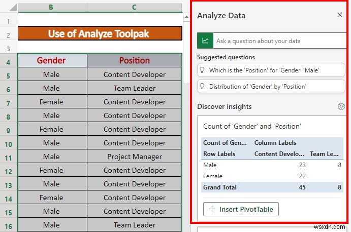 Cách phân tích dữ liệu văn bản trong Excel (5 cách phù hợp)