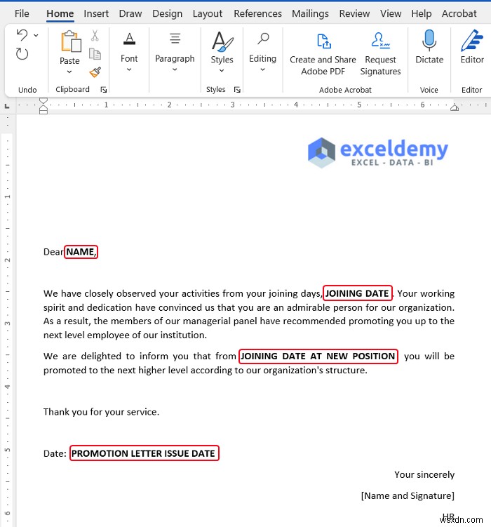 Cách thay đổi định dạng ngày trong kết hợp thư trong Excel (với các bước nhanh)