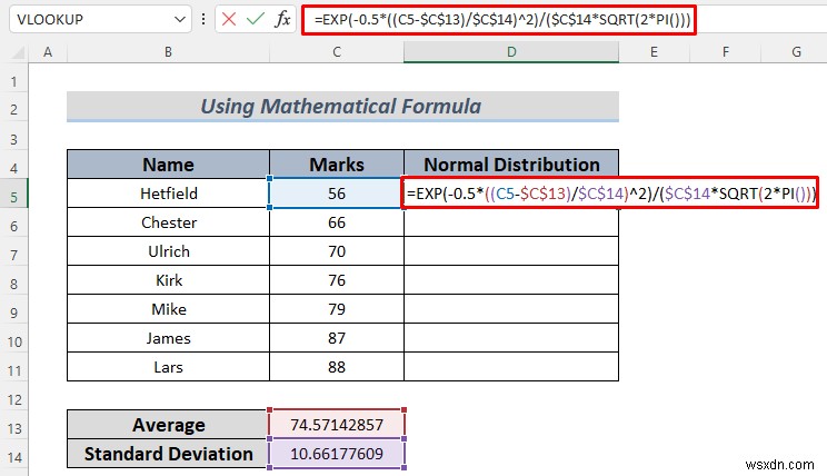 Cách chuyển dữ liệu thành phân phối bình thường trong Excel (2 phương pháp dễ dàng)