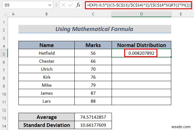 Cách chuyển dữ liệu thành phân phối bình thường trong Excel (2 phương pháp dễ dàng)