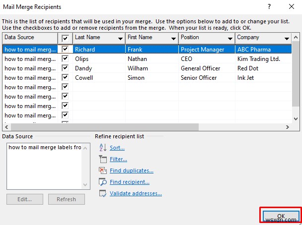 Cách kết hợp thư từ Excel sang Word (Với các bước dễ dàng)