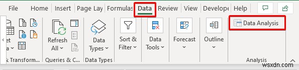 Cách thêm phân tích dữ liệu trong Excel (với 2 bước nhanh)