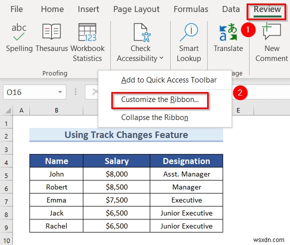 Cách xem ai đã thực hiện thay đổi trong Excel (6 phương pháp dễ dàng)